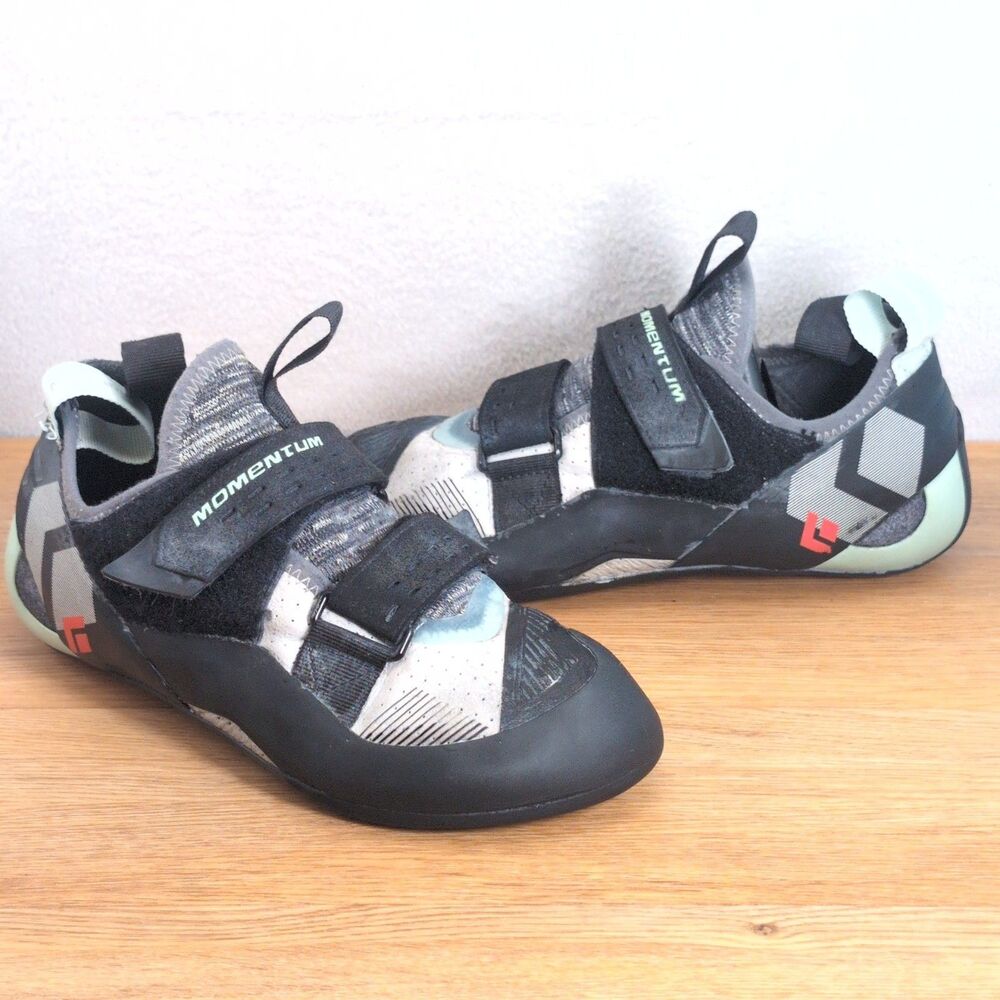 Black Diamond Momentum Women's 7 Men's 6 EU 38 Climbing Shoes Gray Performance